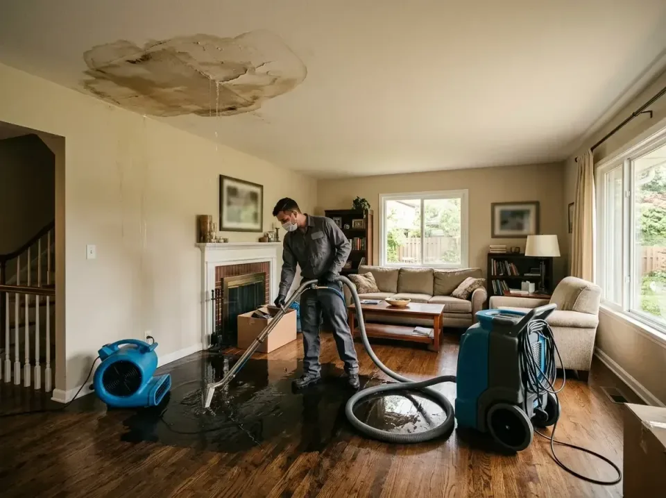 attic-pipe-burst-ceiling-drip-008 — frequently asked questions, Water Damage Restoration & Carpet Care in Tualatin, OR